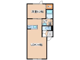 レインボーコート松浦　A棟の物件間取画像